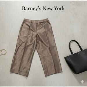 NWT Barney’s New York Silk Blend Cropped Pants Sz. 12